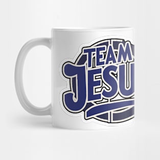 Team Jesus Baseball Jersey Logo Mug